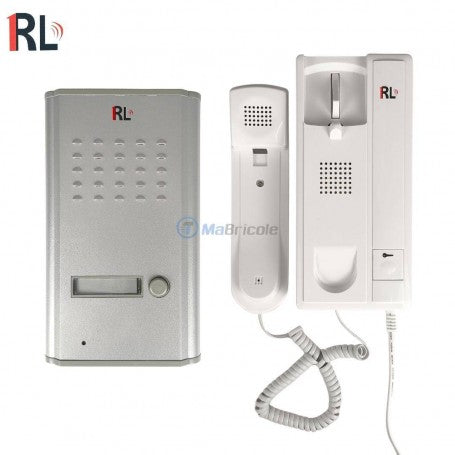 Interphone audio 2 fils avec Unité extérieure et bouton d’appel