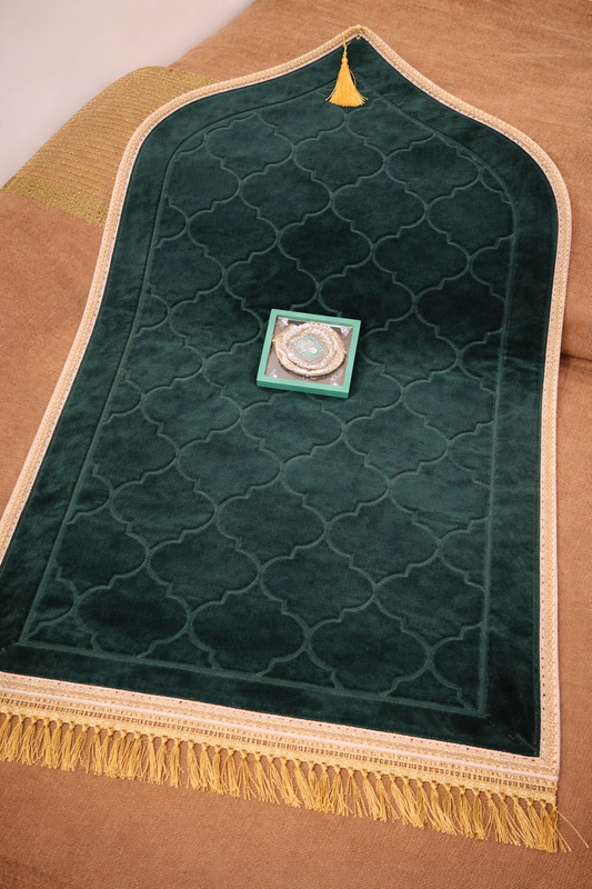 مجموعة سبحة مع سجادة مبطنة