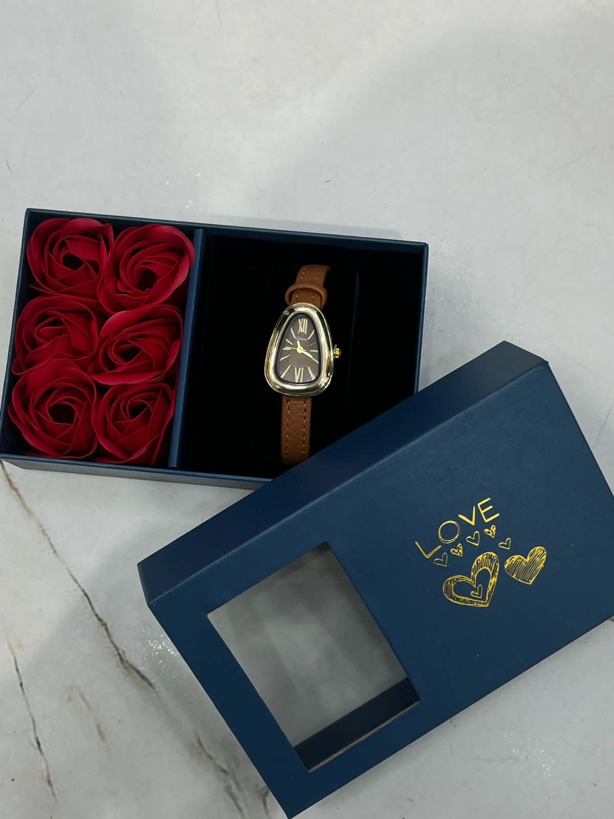 Montre femme caramelle avec coffret