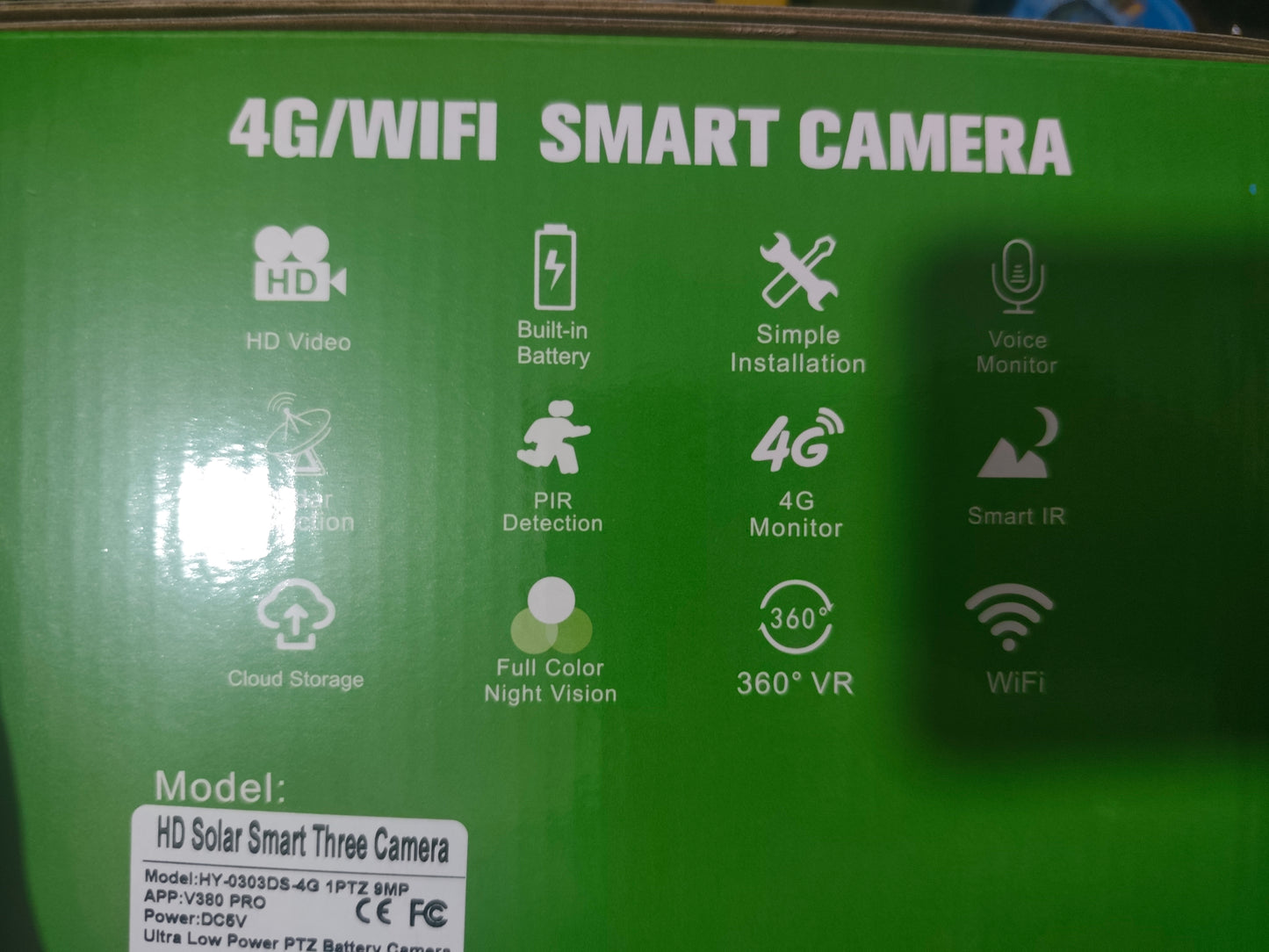 CAMERA TRIPLE LENS MOBEIL 4G-Solaire 9MP