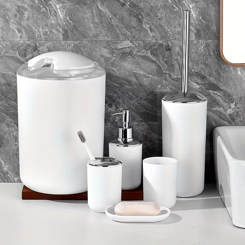 Ensemble accessoires salle de bain 6 pcs 8-40-4