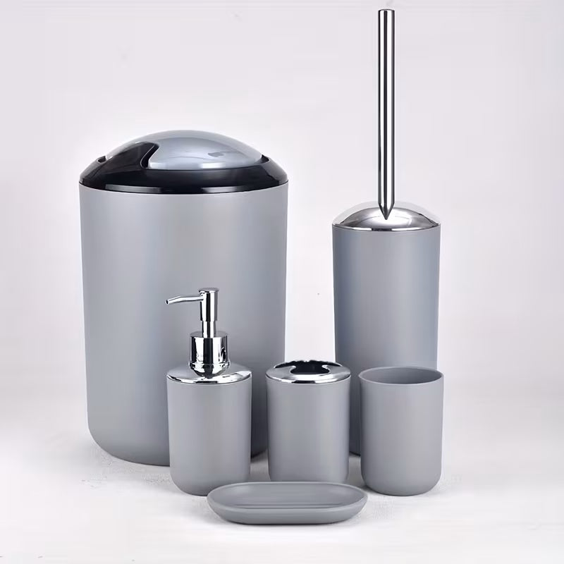 Ensemble accessoires salle de bain 6 pcs 8-40-4