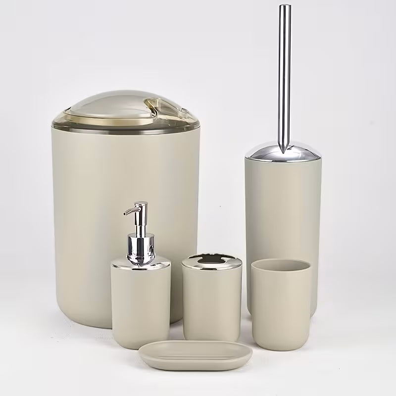 Ensemble accessoires salle de bain 6 pcs 8-40-4