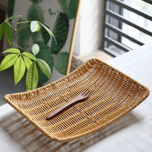 Panier de rangement marron foncé 8-21-2