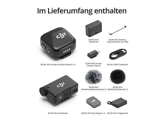 DJI Microphone Mini 2 TX + 1 RX + Étui de chargement