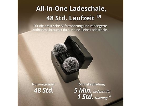 DJI Microphone Mini 2 TX + 1 RX + Étui de chargement