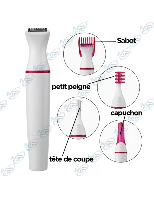 Rasoir Électrique Multifonction 5-en-1 pour Femme