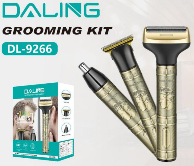 DALING DL-9267 3-In-1 Rechargeable Hair Clipper