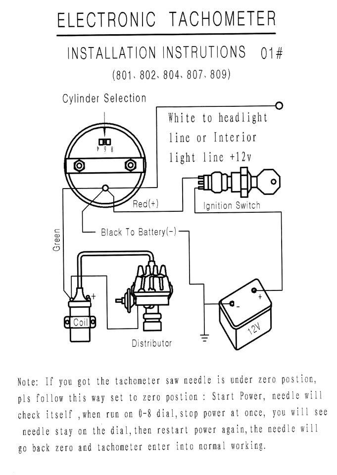 Tachymètre voiture 12V 0-8000 RPM – Compteur tours moteur universel 4, 6, 8 cylindres, rétroéclairage LED 7 couleurs, jauge noire style racing