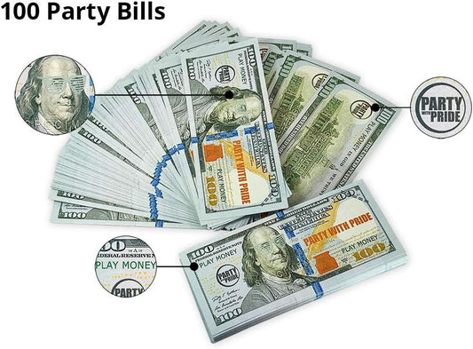 Party With Pride Money Gun