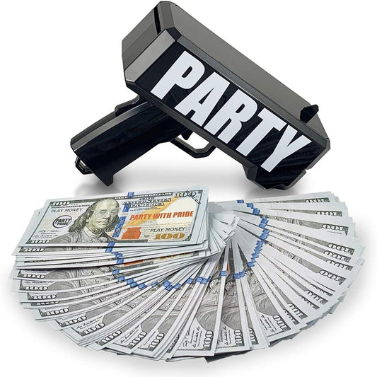 Party With Pride Money Gun