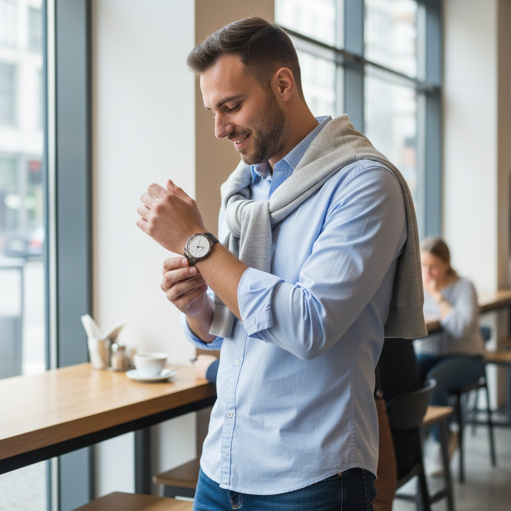Montre Homme Khalil Avec Dateur