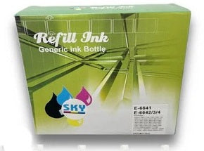 Pack de 5 Bouteilles 100 ML Compatible Epson