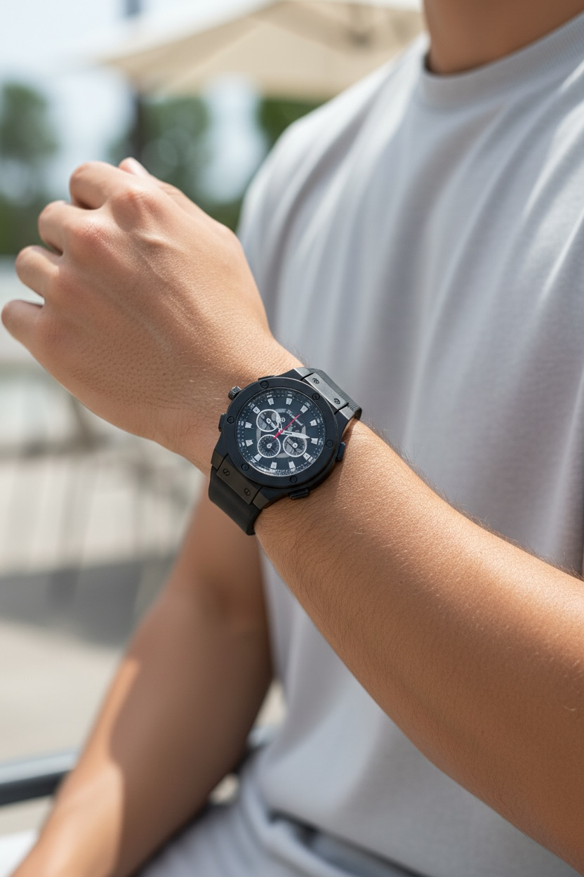 Montre homme silicone