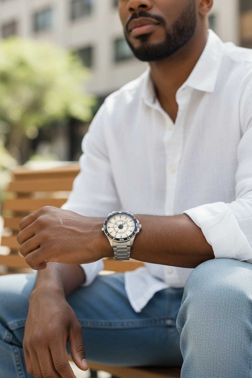Montre FORRAD avec dateur 2