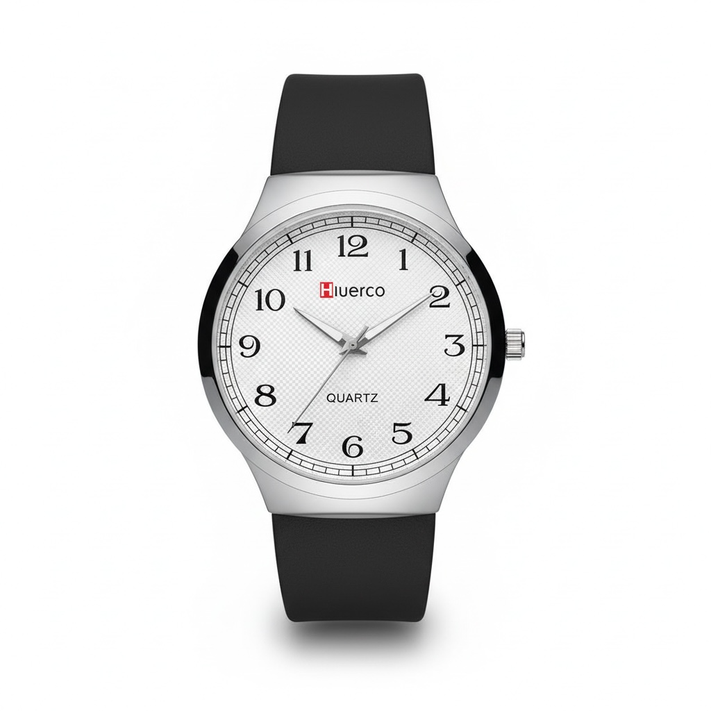 Montre homme chiffre date silicone