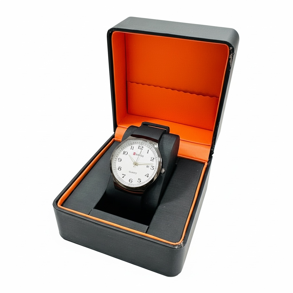 Montre homme chiffre date silicone