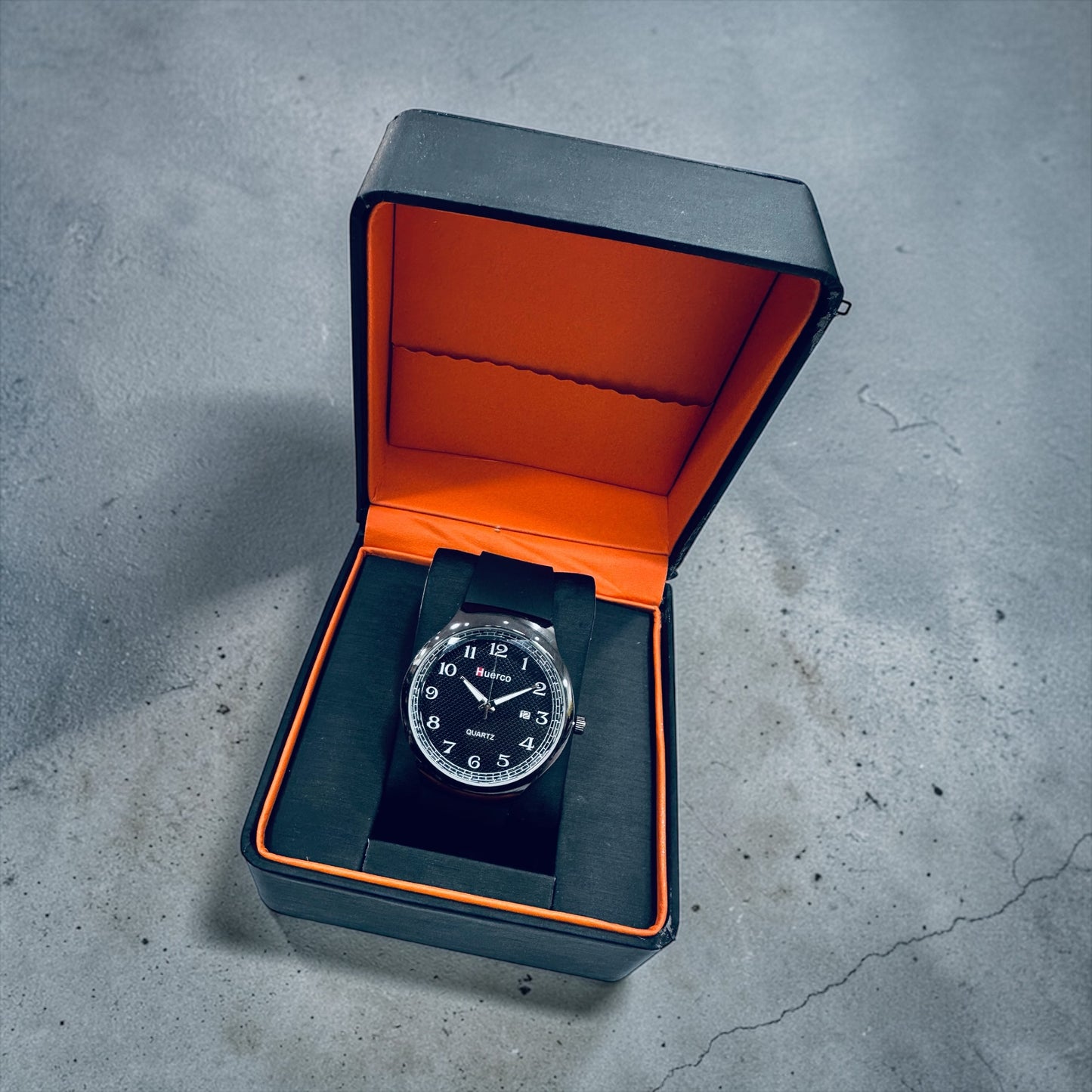 Montre homme chiffre date silicone