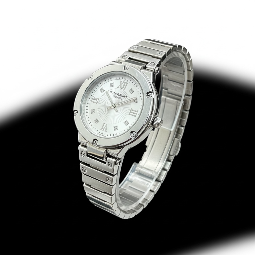 Montre femme patek stainless de luxe