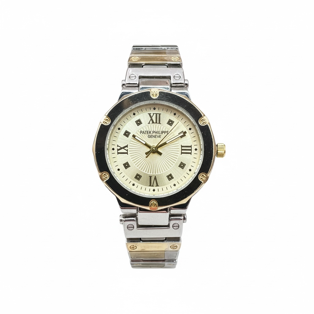 Montre femme patek stainless de luxe