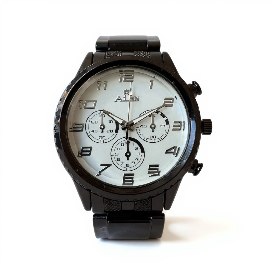 Montre homme alien noir